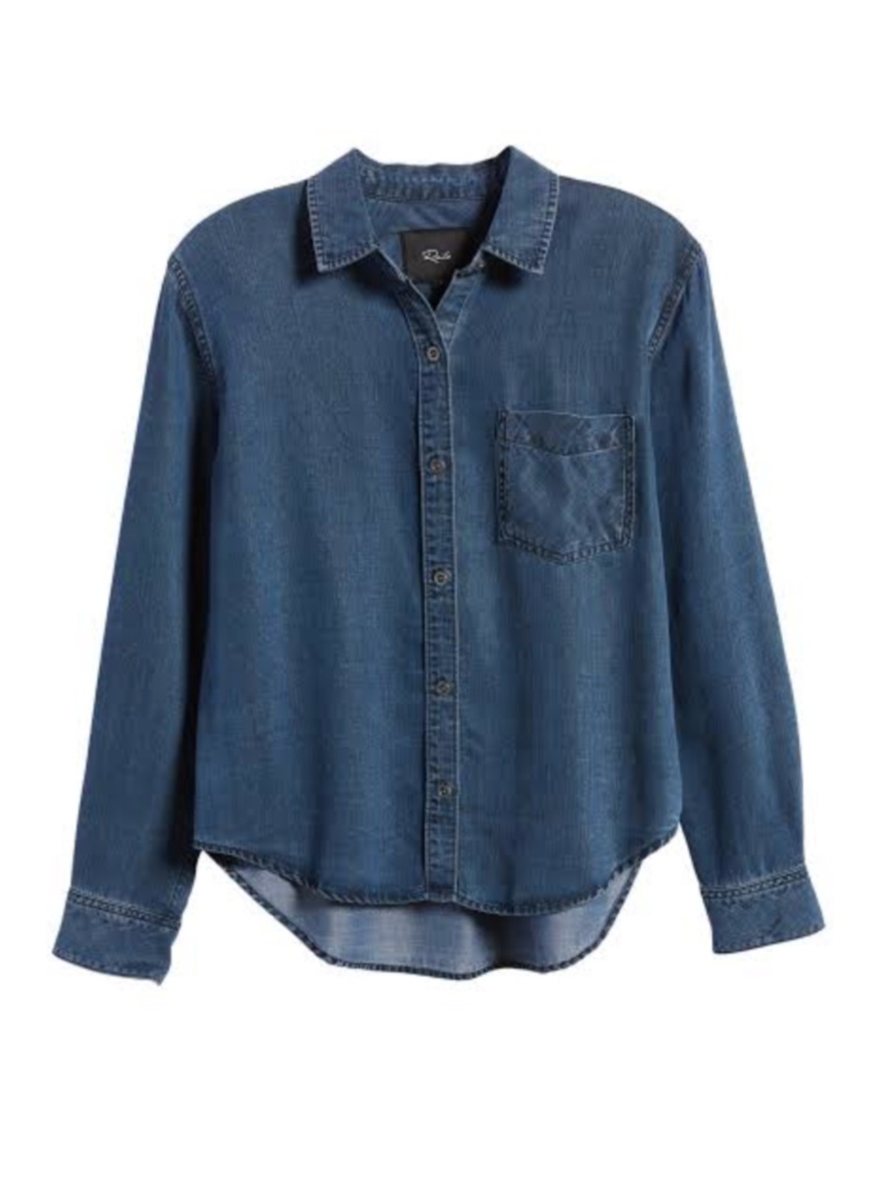 Rails "Ingrid" Denim Button Down Shirt, M